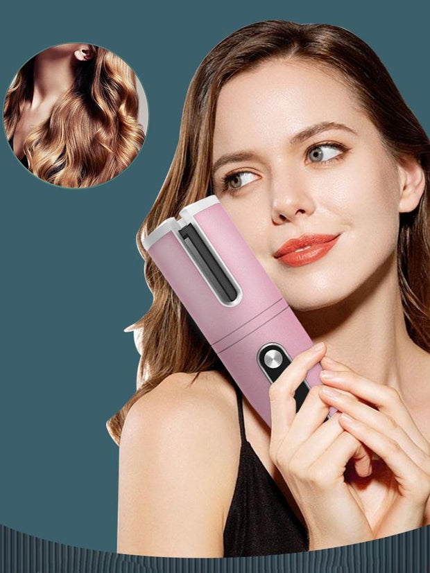 Portable Wireless Automatic Hair Curler-Age Me Gracefully